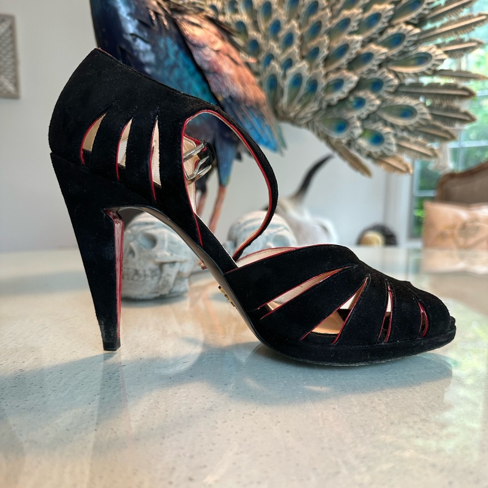 Prada suede heels - Picture 5 of 14